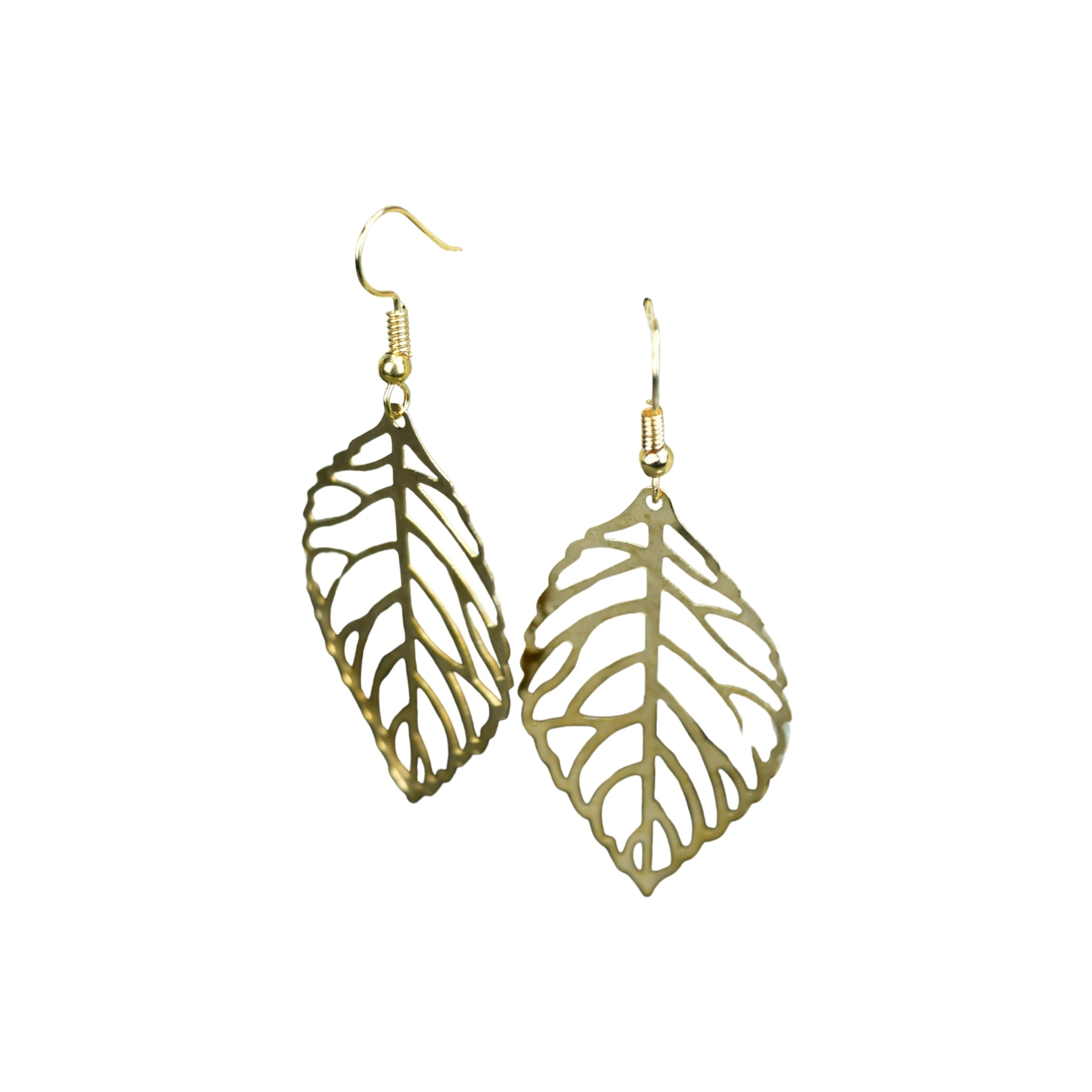 MAYII Floral Net Gold Stainless Steel Earrings - One Size - Mayii - Mayii