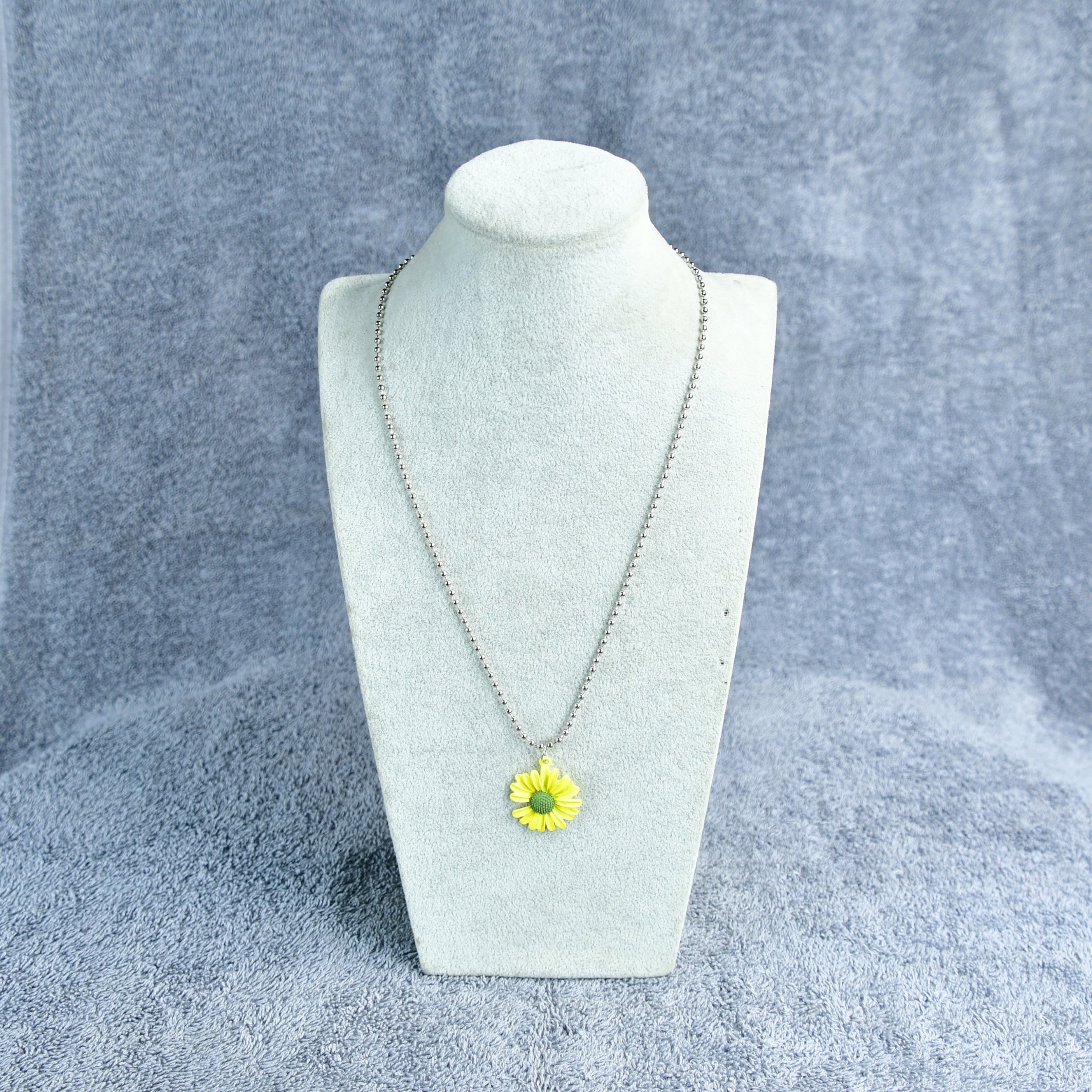 Mayii Flower Pendant Necklace Silver and Yellow Stainless Steel - One Size - Mayii - Mayii