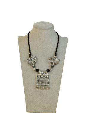 Mayii German Silver Choker: Handcrafted Peacock Design - Mayii - Mayii