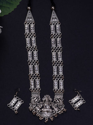 Mayii German Silver Necklace: Handcrafted God & Peacock Design - Mayii - Mayii