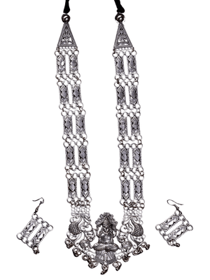 Mayii German Silver Necklace: Handcrafted God & Peacock Design - Mayii - Mayii