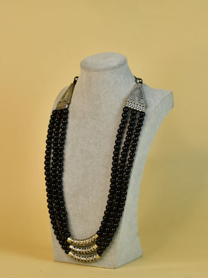 Mayii German Silver Necklace: Handcrafted Three - Strand Design - Mayii - Mayii