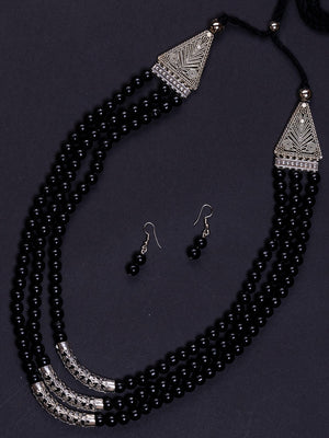Mayii German Silver Necklace: Handcrafted Three - Strand Design - Mayii - Mayii