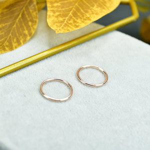 MAYII - Gold Circle Ring Set Stainless Steel - One Size - Mayii - Mayii