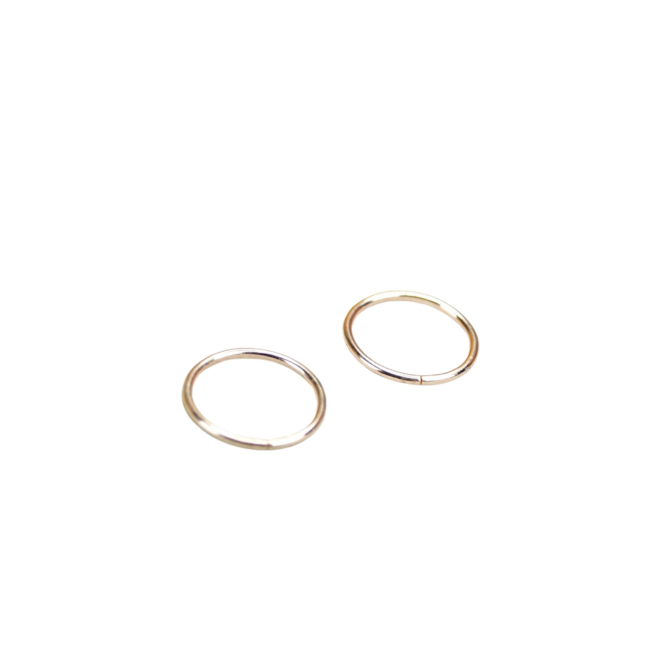 MAYII - Gold Circle Ring Set Stainless Steel - One Size - Mayii - Mayii