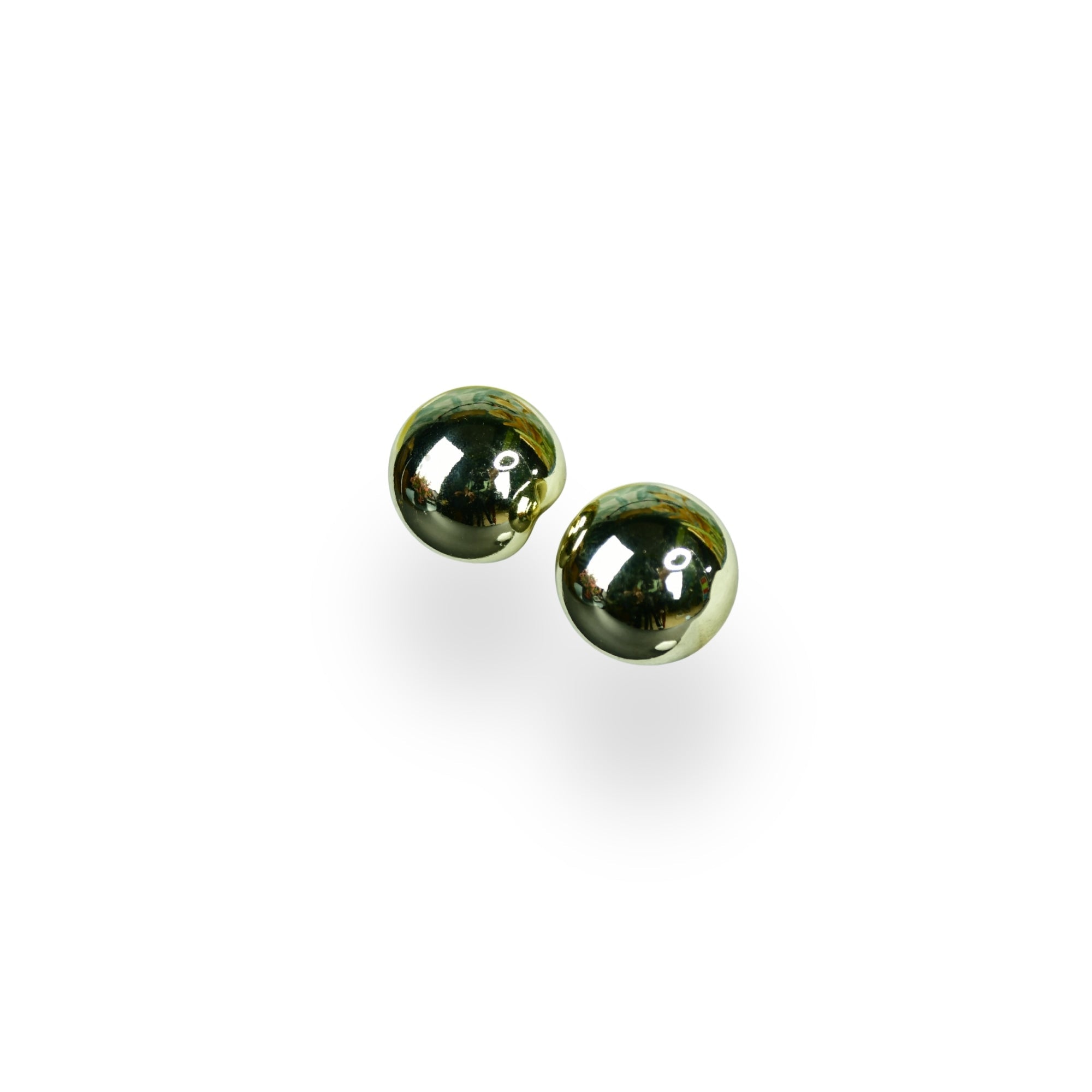 Mayii Golden Ball Shaped CCB Earrings – One Size - Mayii - Mayii