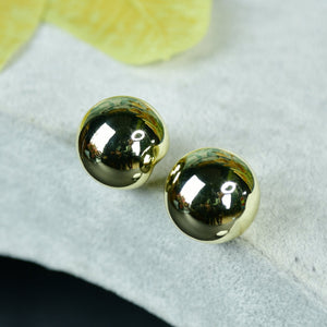 Mayii Golden Ball Shaped CCB Earrings – One Size - Mayii - Mayii