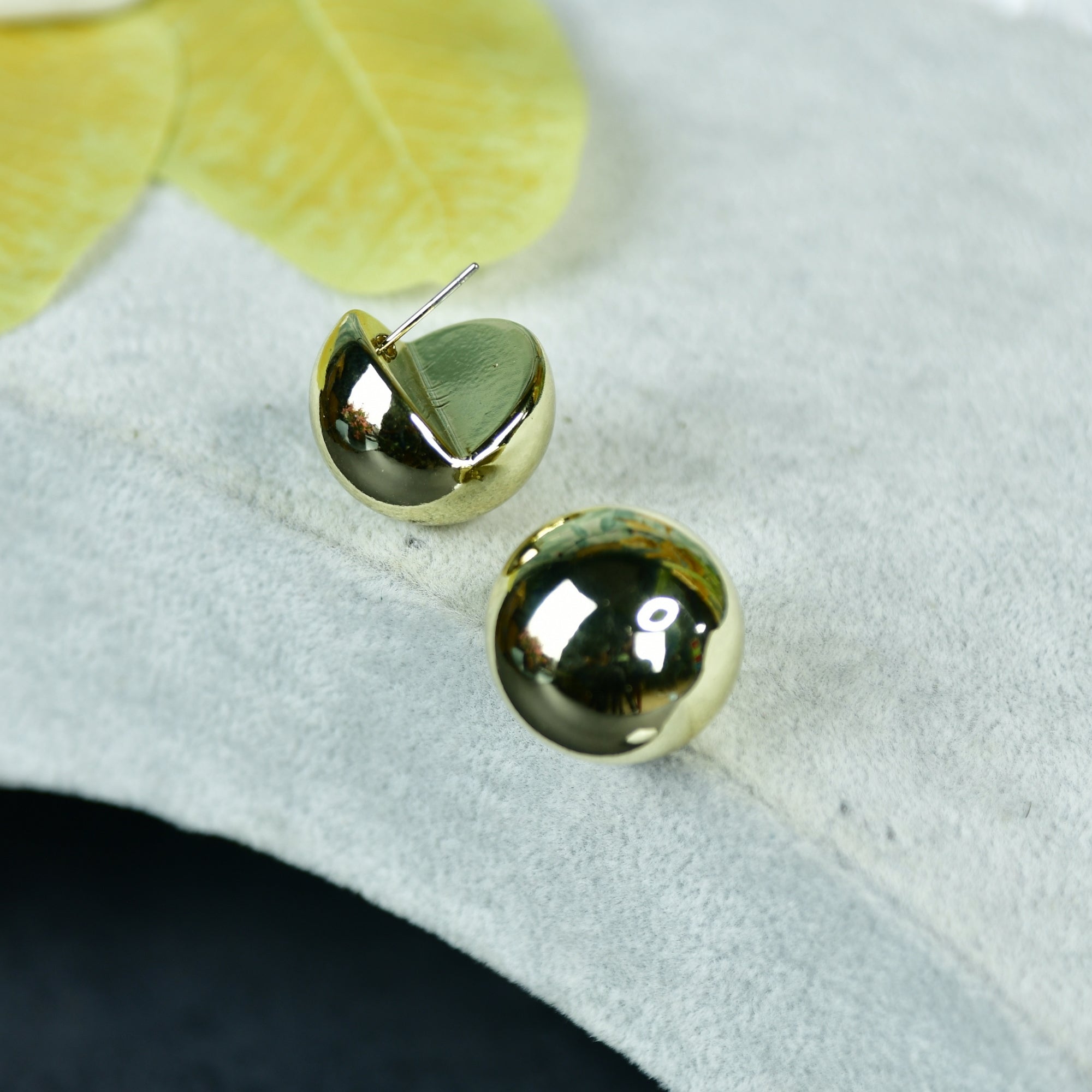 Mayii Golden Ball Shaped CCB Earrings – One Size - Mayii - Mayii