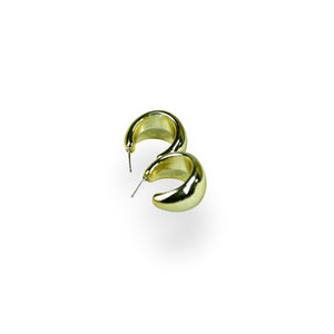 Mayii Golden Teardrop Crescent Flat Round CCB Earrings – One Size - Mayii - Mayii