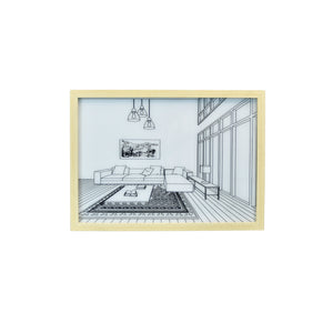 Mayii Illuminated Landscape Sofa Frame – LED Decor Photo Frame for Stylish Home Interiors and Gifts - MAYII - Mayii