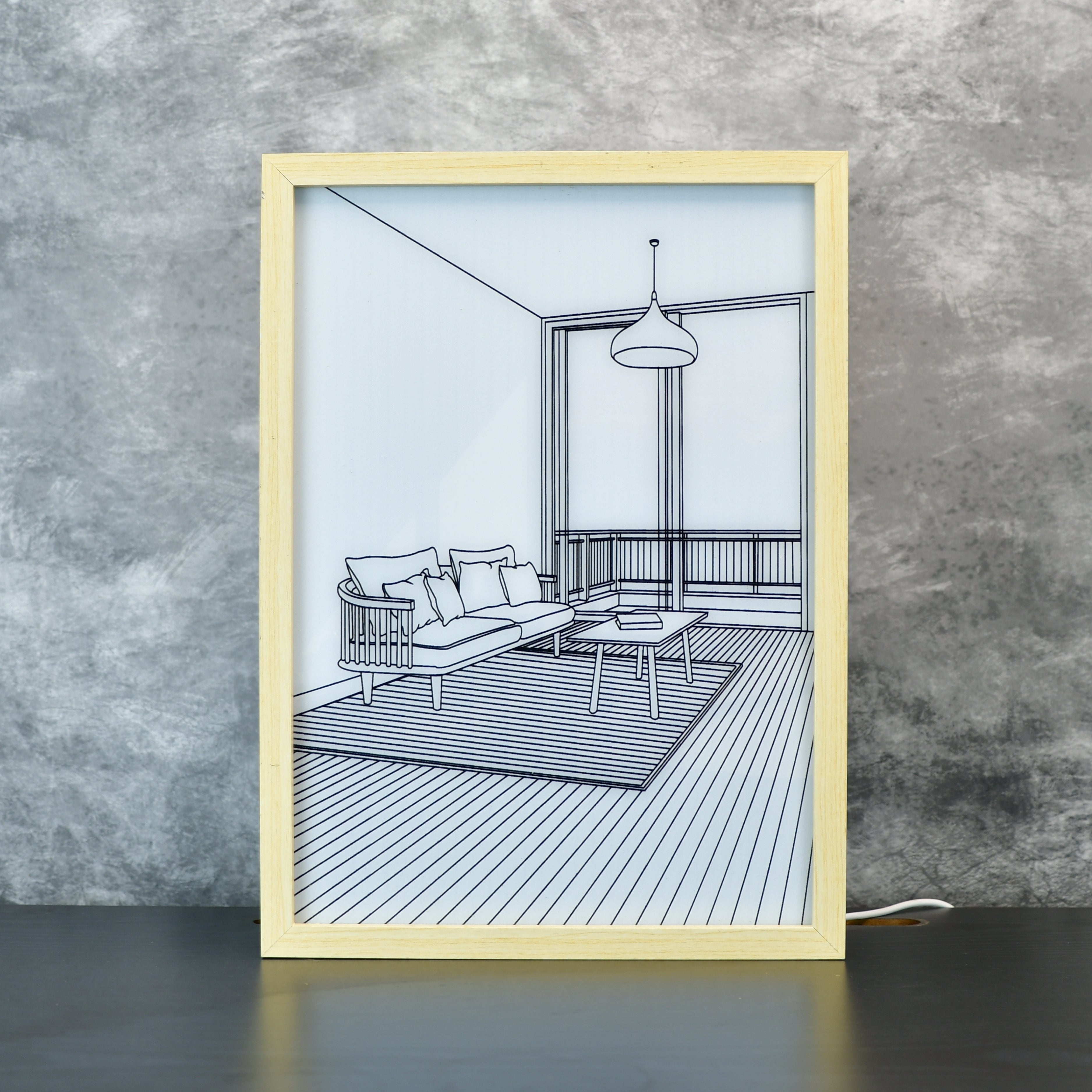 Mayii Illuminated Portrait Frame - LED Photo Frame for Trendy Home Decor and Gifts - MAYII - Mayii