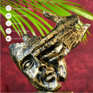 Mayii Resin Hand - on - Face Sculpture – Trendy Home Decor Accent & Unique Gift Idea - MAYII - Mayii