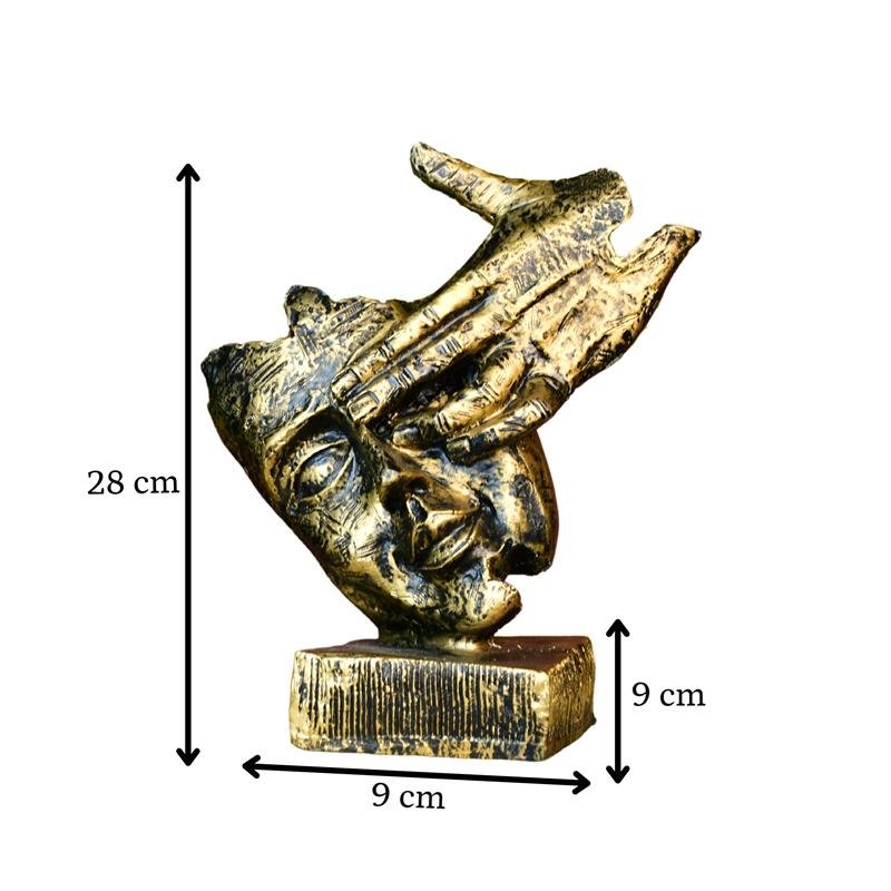 Mayii Resin Hand - on - Face Sculpture – Trendy Home Decor Accent & Unique Gift Idea - MAYII - Mayii