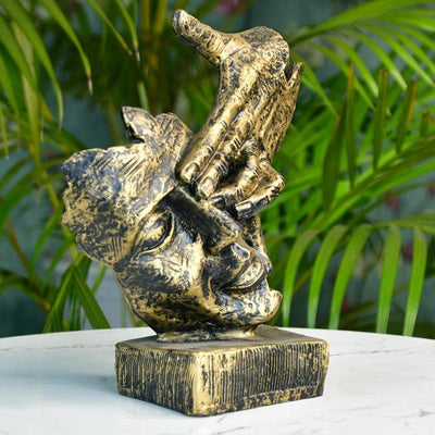 Mayii Resin Hand-on-Face Sculpture – Trendy Home Decor Accent & Unique Gift Idea image 3