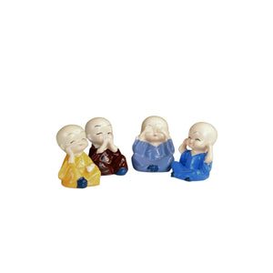 Mayii Resin Mini Monk Set of 4 - MAYII - Mayii