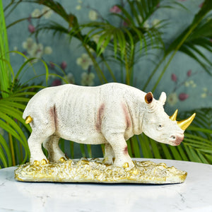 Mayii Resin White Rhino Decor - MAYII - Mayii