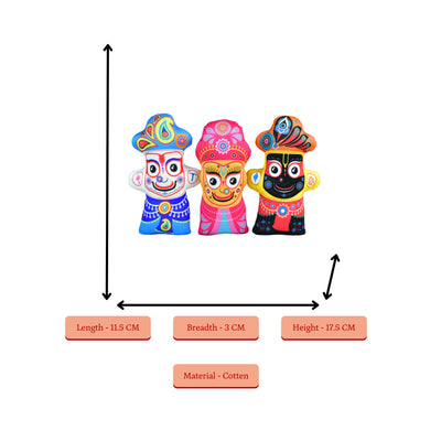 Mayii Stitched Cotton Jagannath Trio image 4