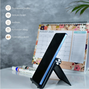 Mayii Trendy Adjustable Silver Tablet Stand with Black Hinges - MAYII - Mayii
