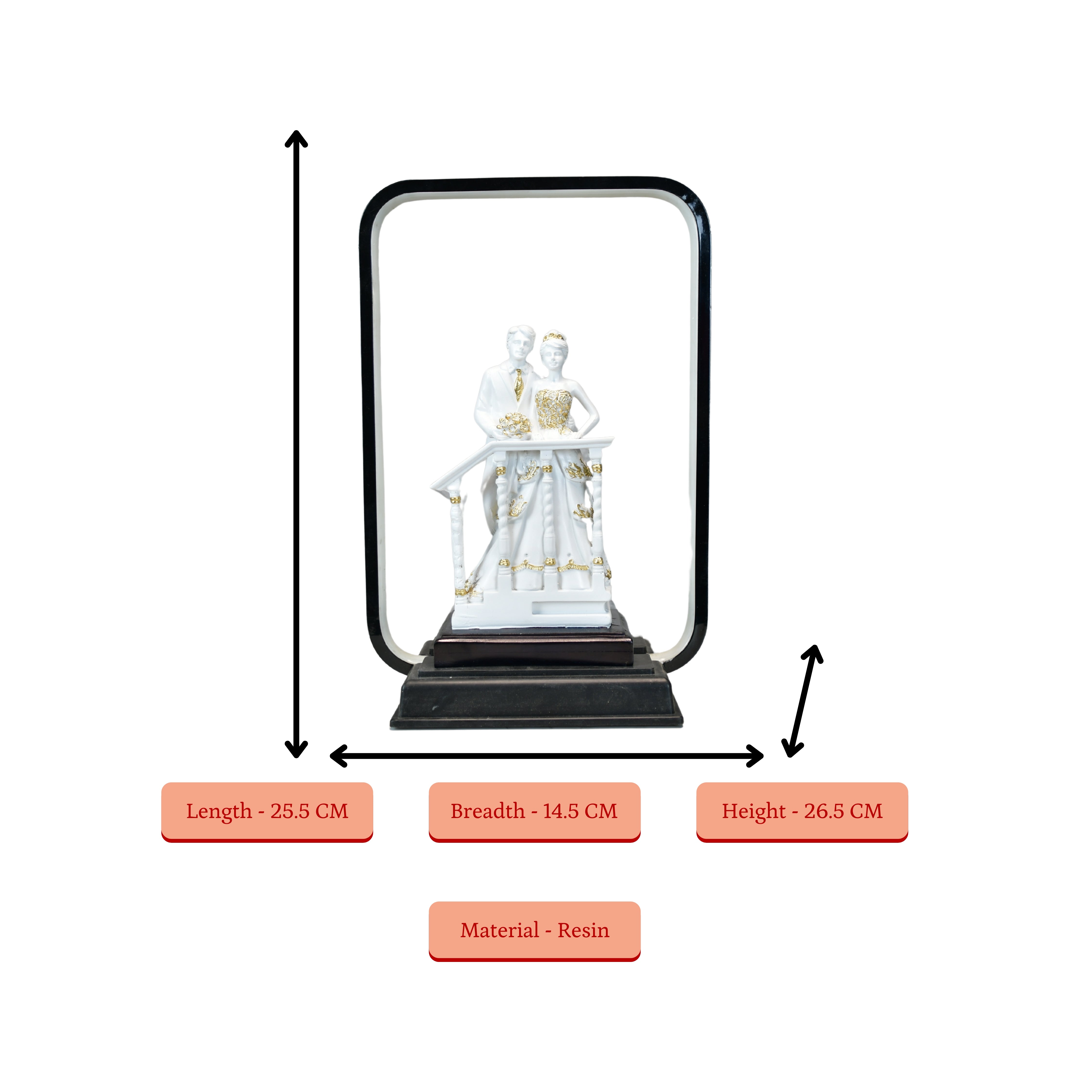 Mayii Wedding Couple LED Figurine - Mayii - Mayii