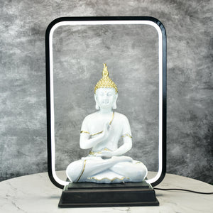 Mayii White & Gold Buddha LED Figurine - Mayii - Mayii