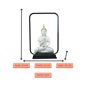 Mayii White & Gold Buddha LED Figurine - Mayii - Mayii