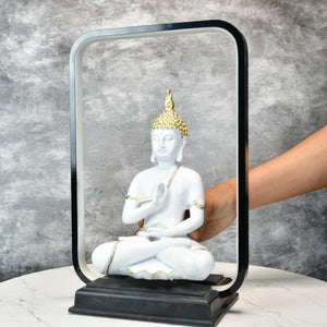 Mayii White & Gold Buddha LED Figurine - Mayii - Mayii