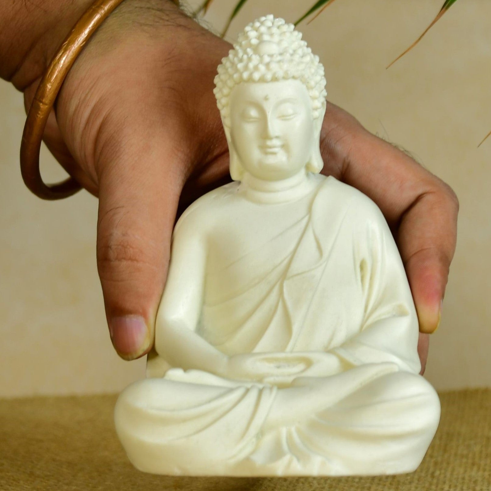 Mayii White Resin Buddha - MAYII - Mayii