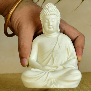 Mayii White Resin Buddha - MAYII - Mayii