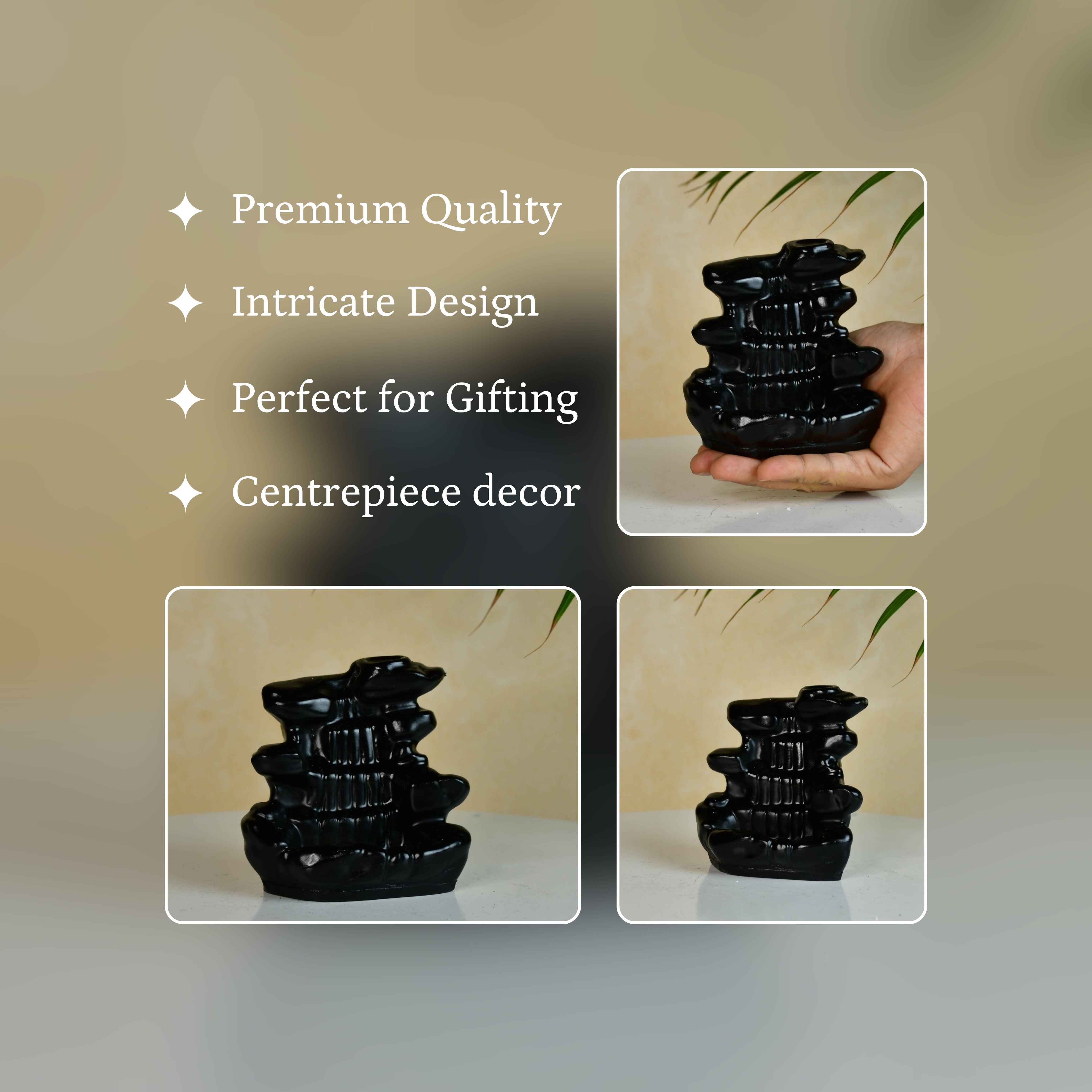 Waterfall Smoke Fountain by Mayii - Beautiful Resin Showpiece for Home Decor - MAYII - Mayii